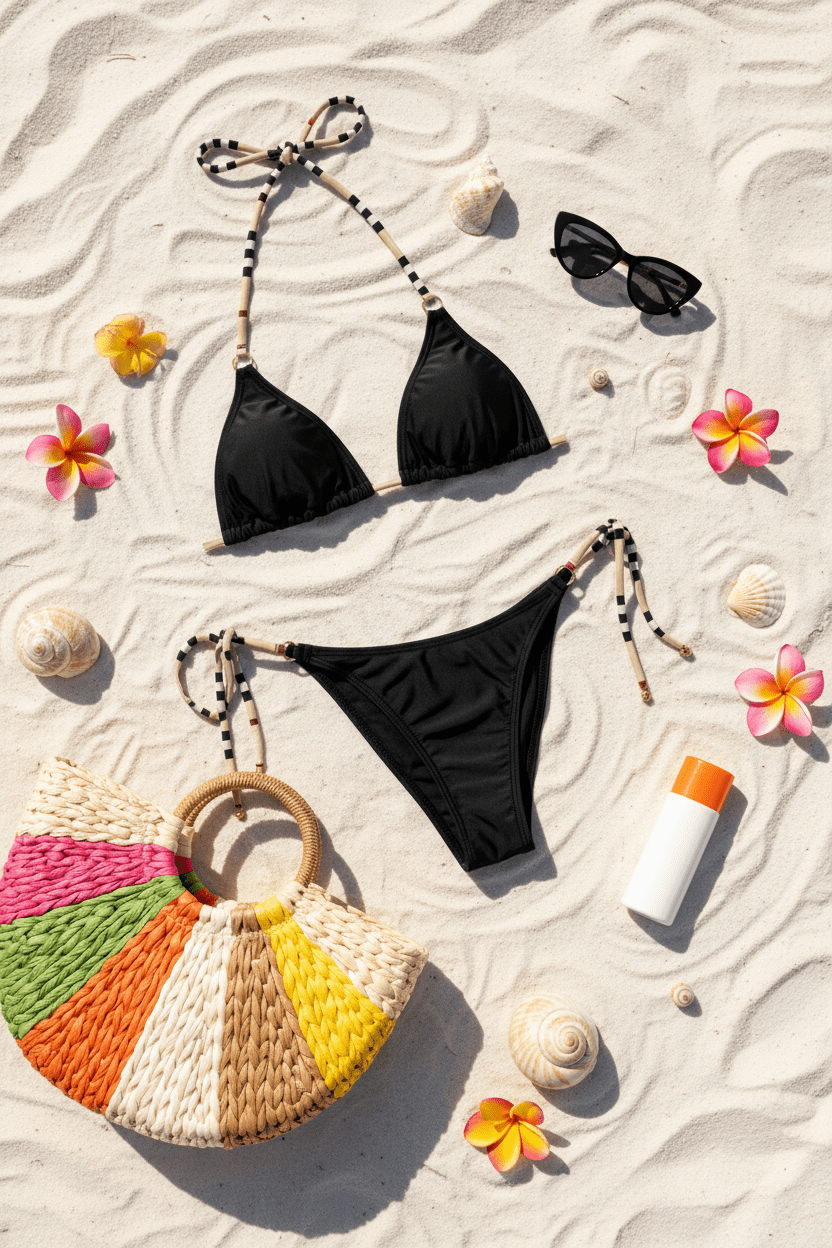 Bikini Beach Flat Lay 1
