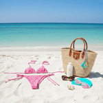 Bikini Beach Flat Lay