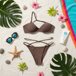 Bikini Set with Swimming Accessories