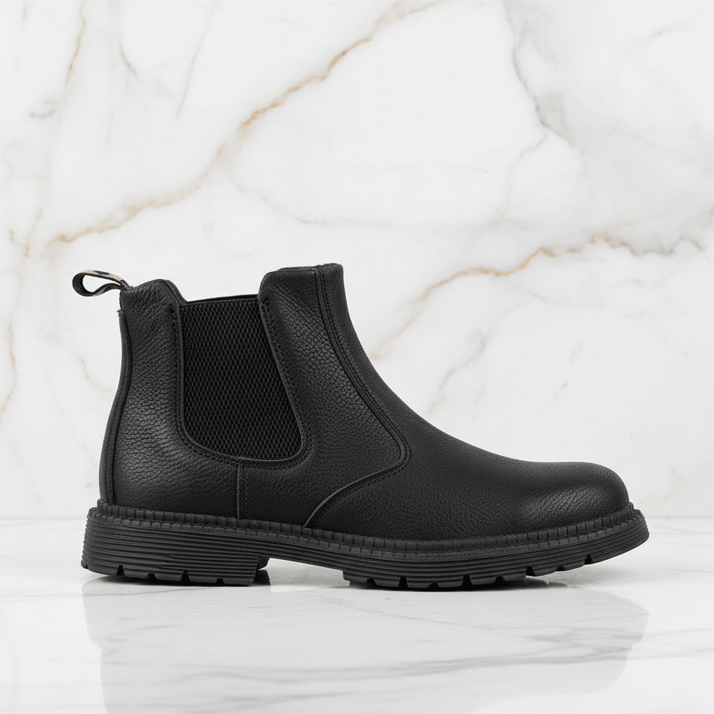 Black Chelsea Boot - Side