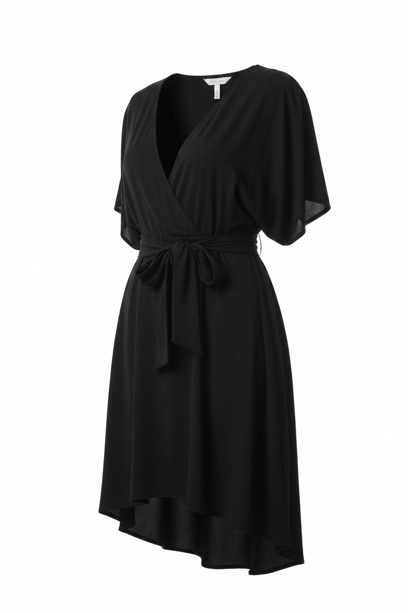 Black Dress - Ghost Three Quarter with Inner Lining