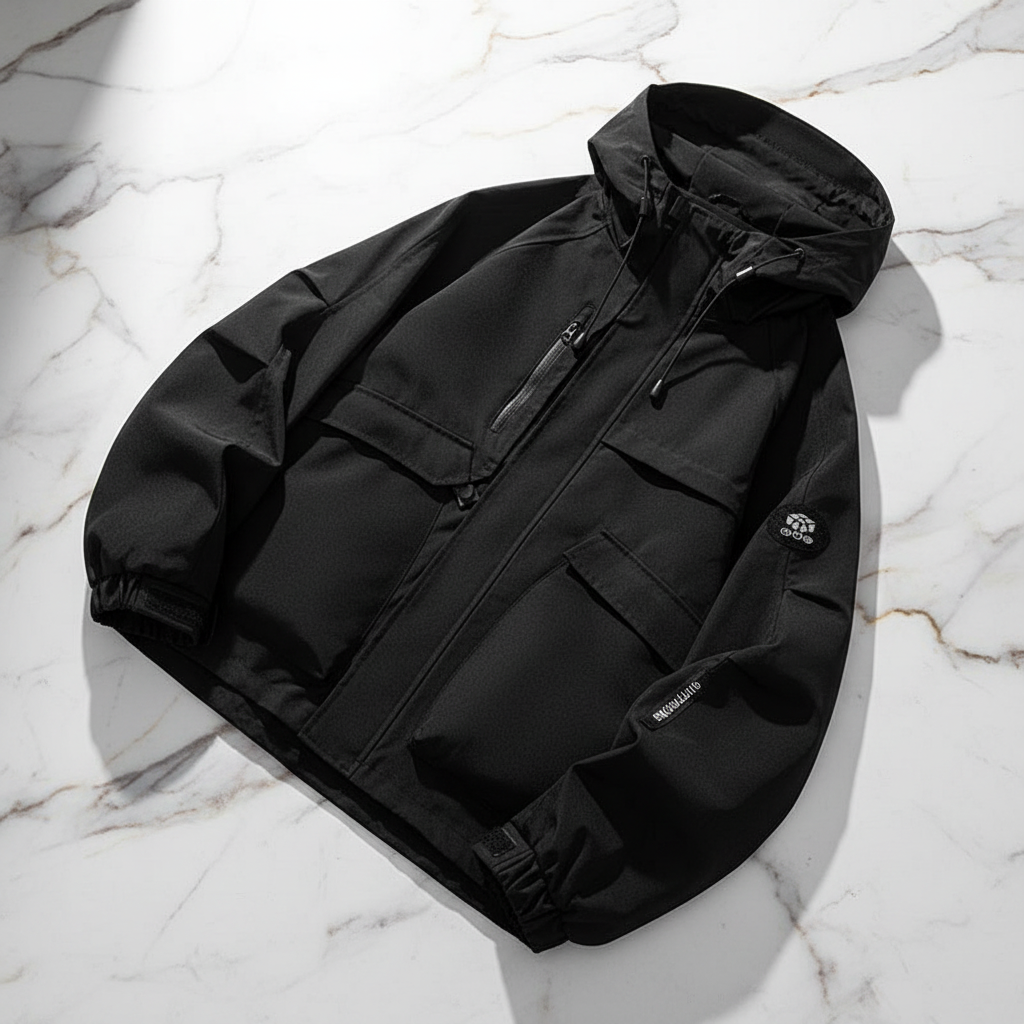 Black Jacket Angled View