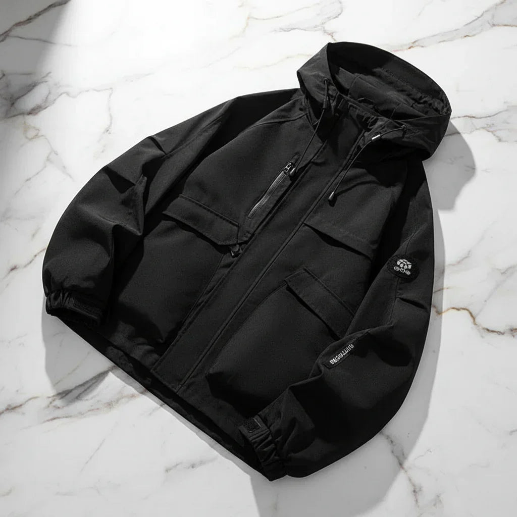 Black Jacket Angled View