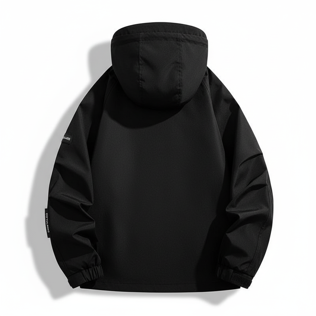 Black Jacket Back View