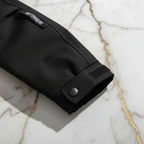 Black jacket cuff detail