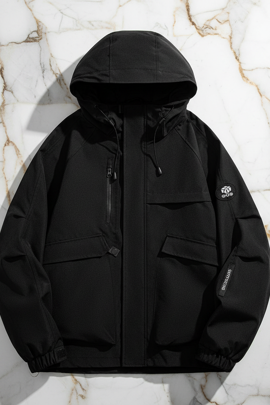 Black Jacket Front View