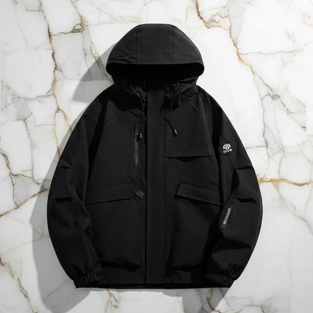 Black Jacket Front View