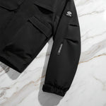 Black Jacket Sleeve Patch