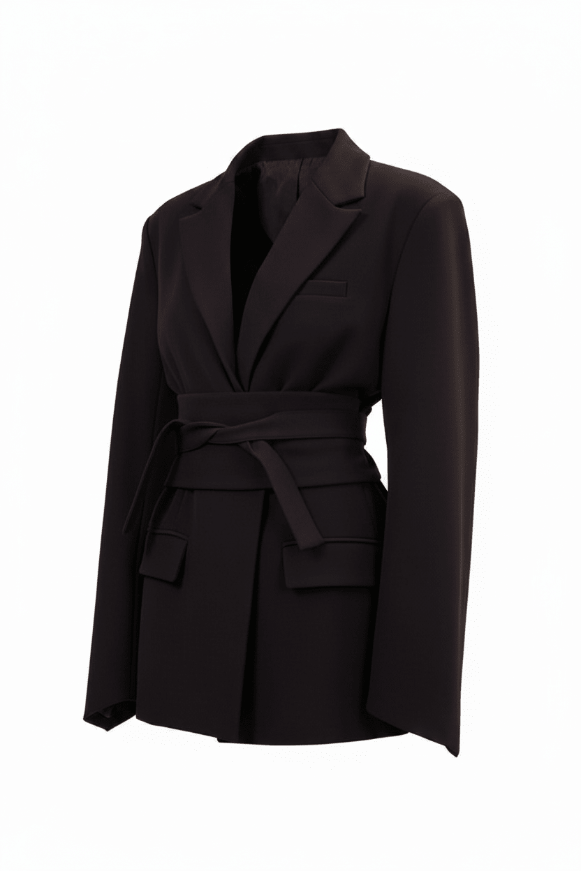 Blazer Ghost Mannequin - Back Fabric Visible Through Chest