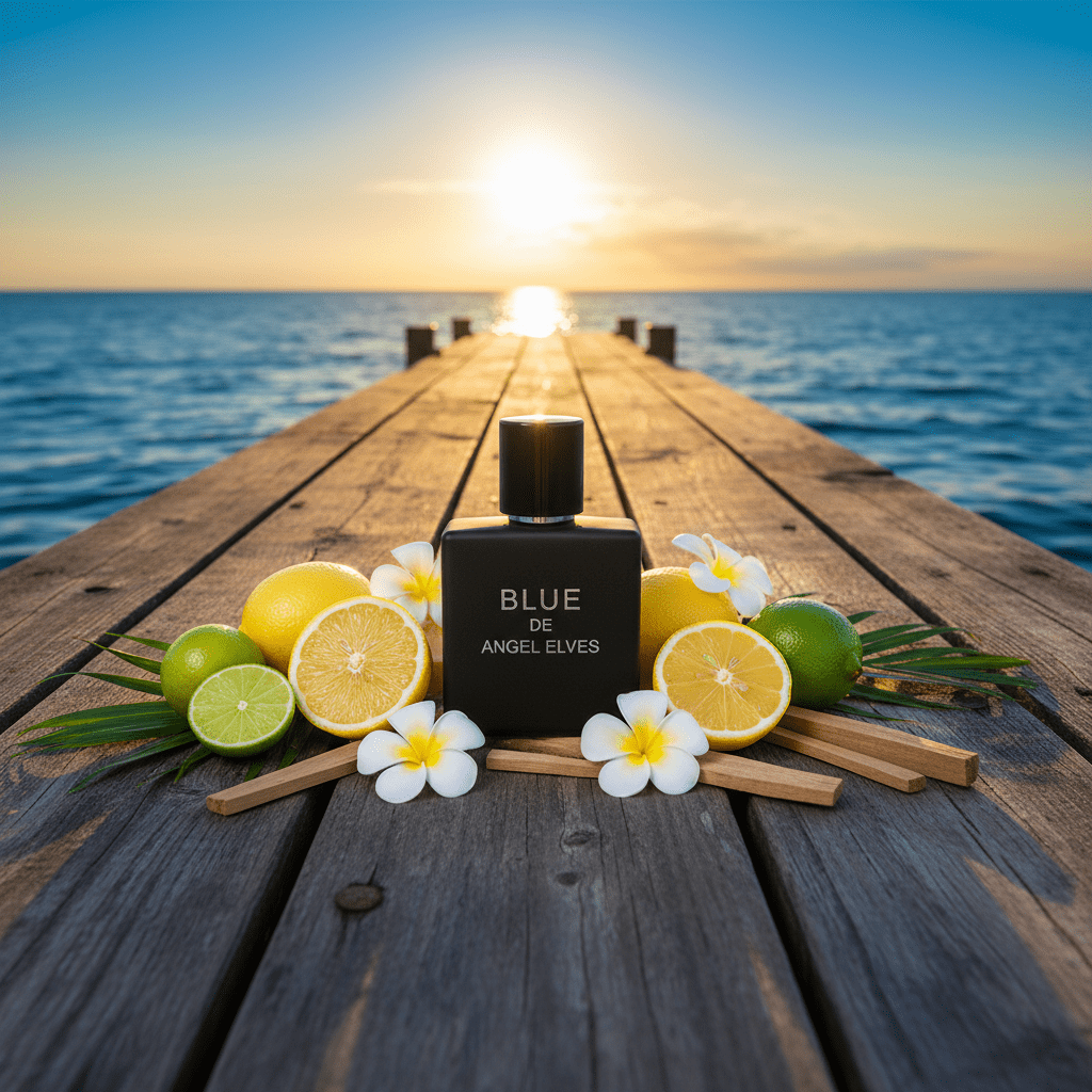Blue De Angel Elves - Wooden Pier Sunrise