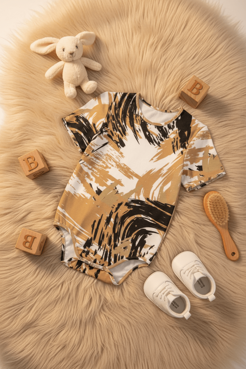 Bodysuit - Beige Fur Portrait