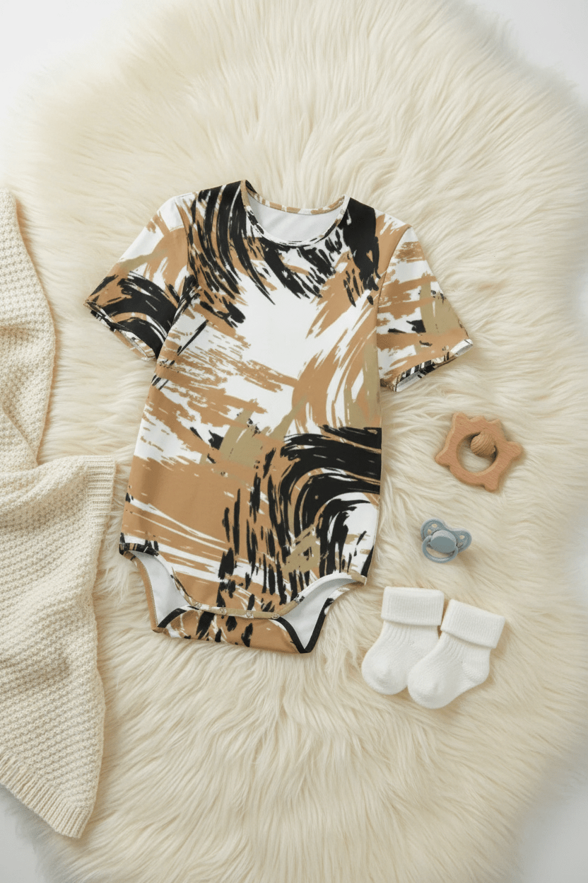 Bodysuit - Cream Fur Portrait