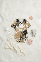 Bodysuit - Wide White Fur Portrait