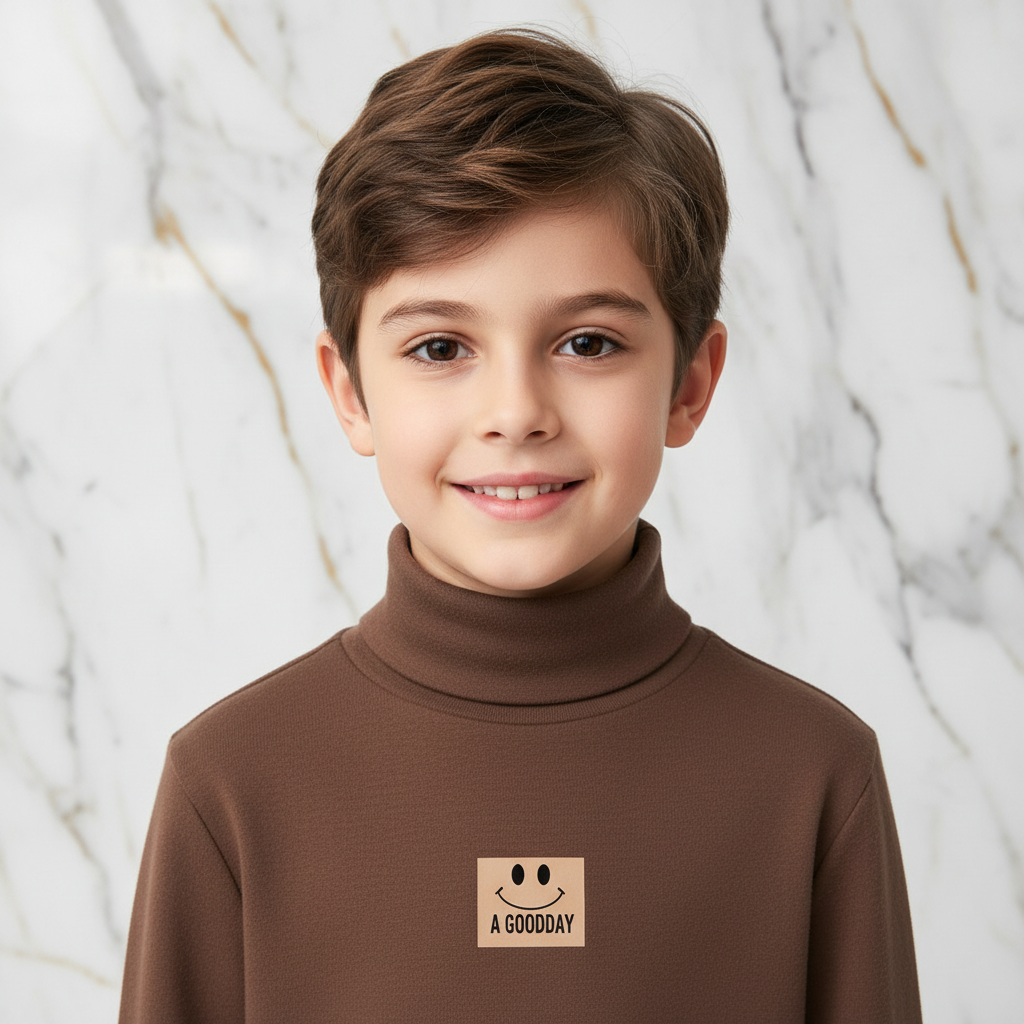 Boy Coffee Close-Up Portrait