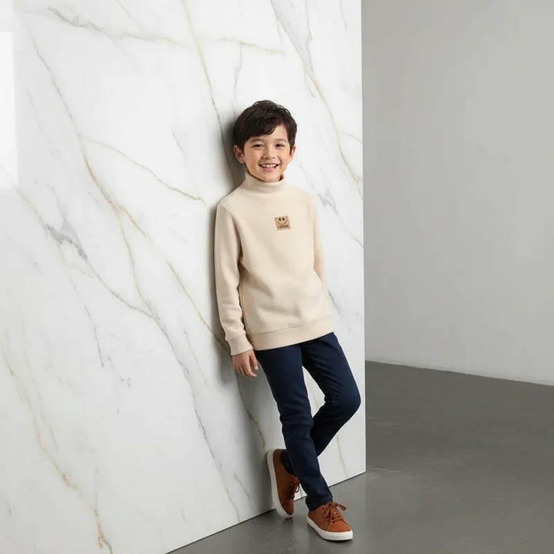 Boy Cream Casual Lean