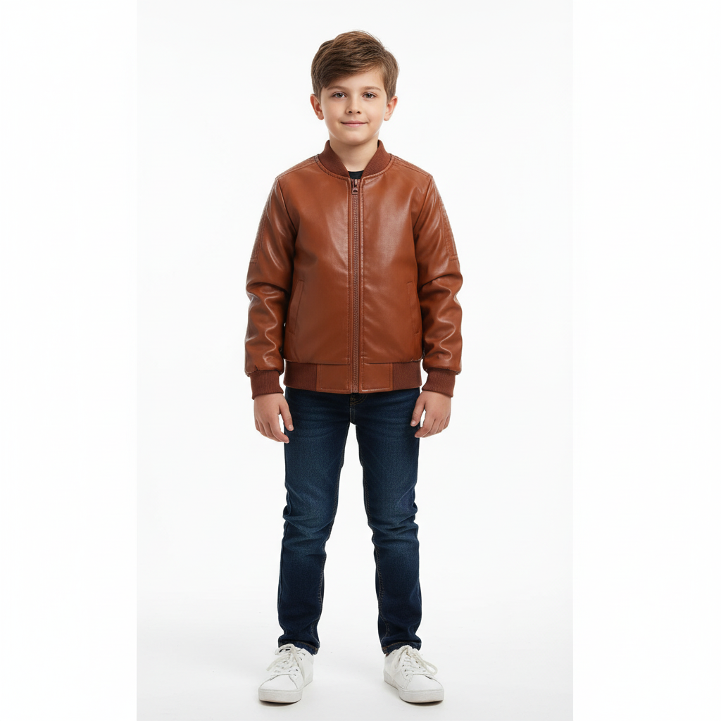 Boy front view studio