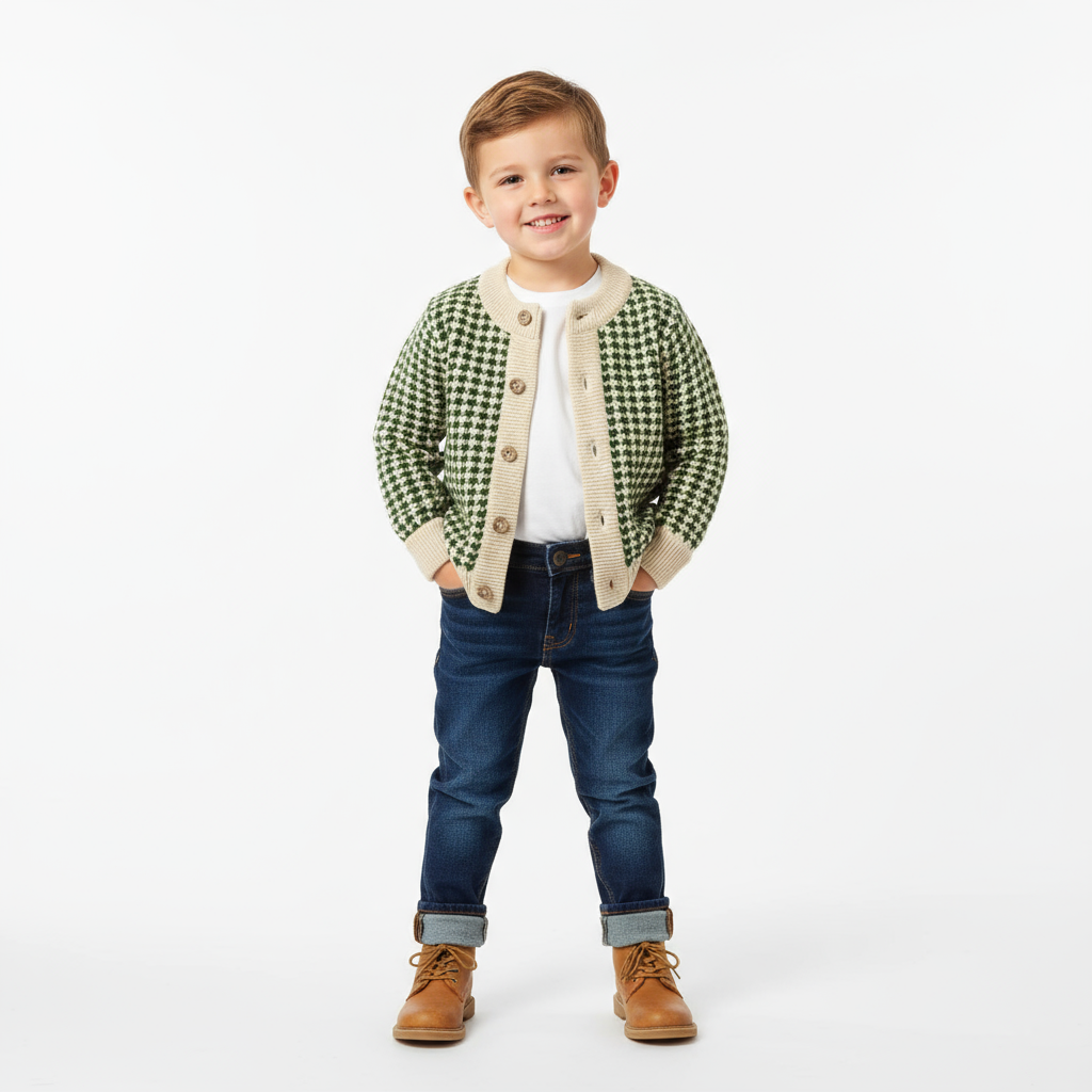 Boy front with buttons