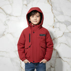 Boy in Red Jacket - Front View