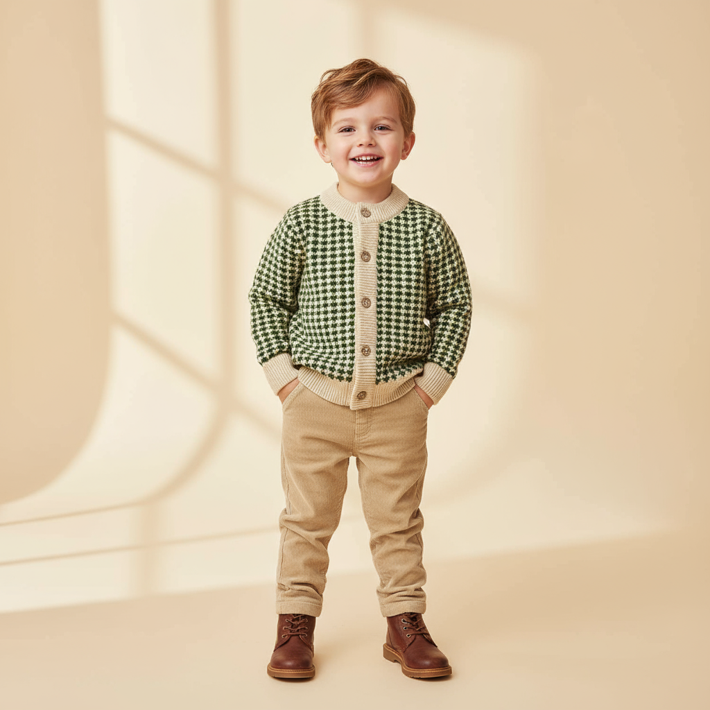 Boy in studio