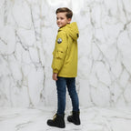 Boy in Yellow Jacket - Opposite Side View