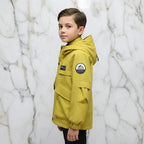 Boy in Yellow Jacket - Side Profile