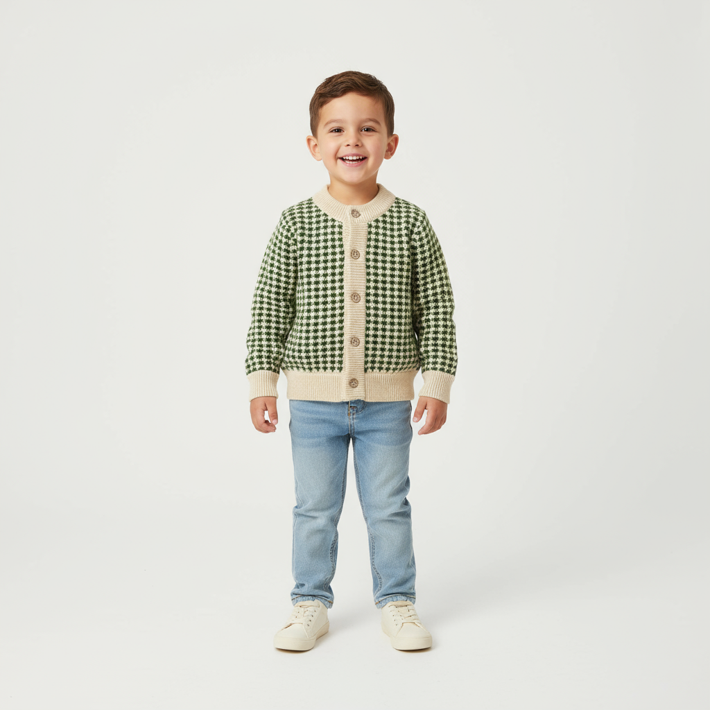 Boy straight-on front