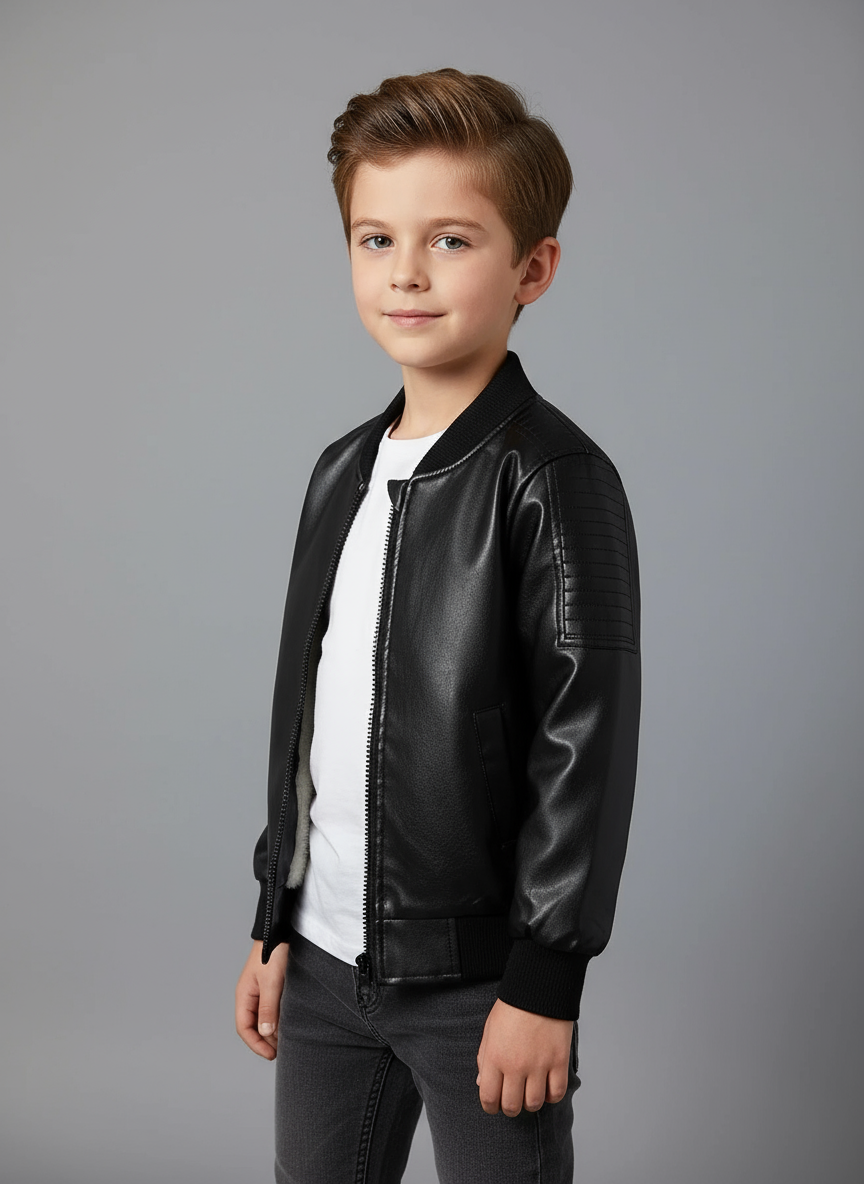 Boy - three-quarter view studio