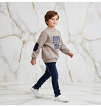 Boy walking showing movement