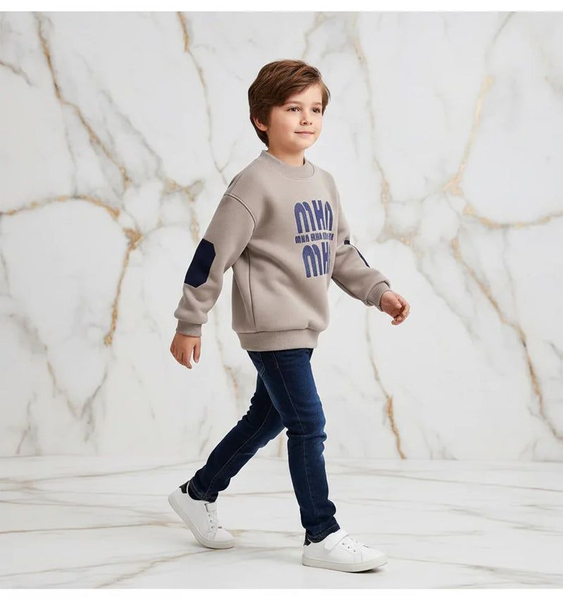 Boy walking showing movement