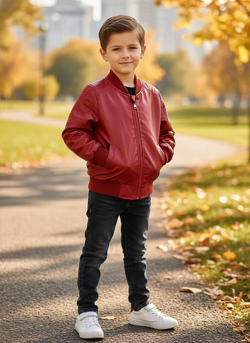 Boy with hands in pockets