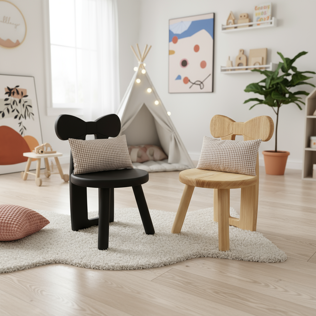 Bright modern children's room