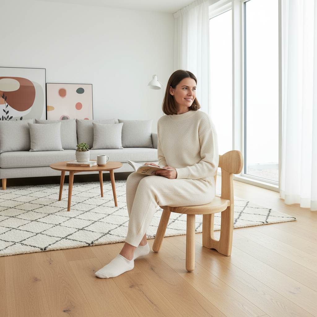 Bright Scandinavian living room