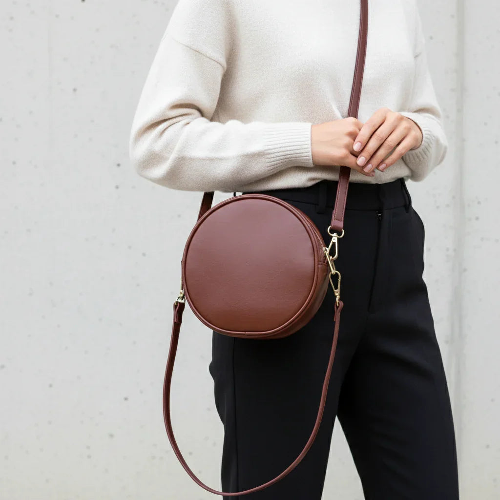 Brown back view