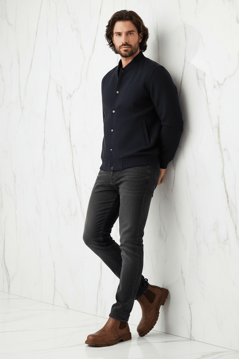 Brown Boot - Leaning Pose