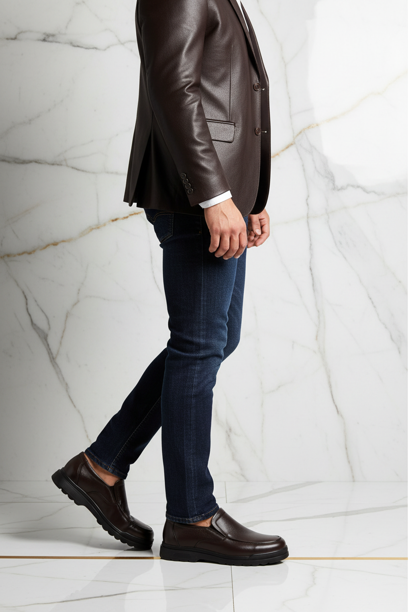 Brown casual - right side