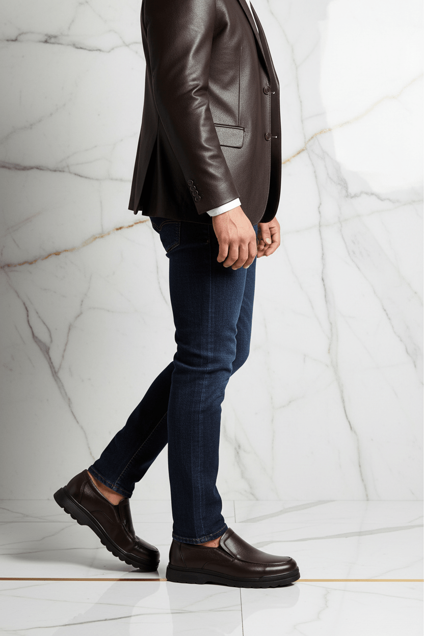 Brown casual - right side