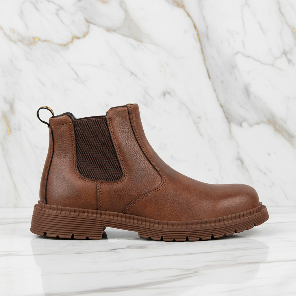 Brown Chelsea Boot - Side