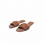 Brown Sandal White 1