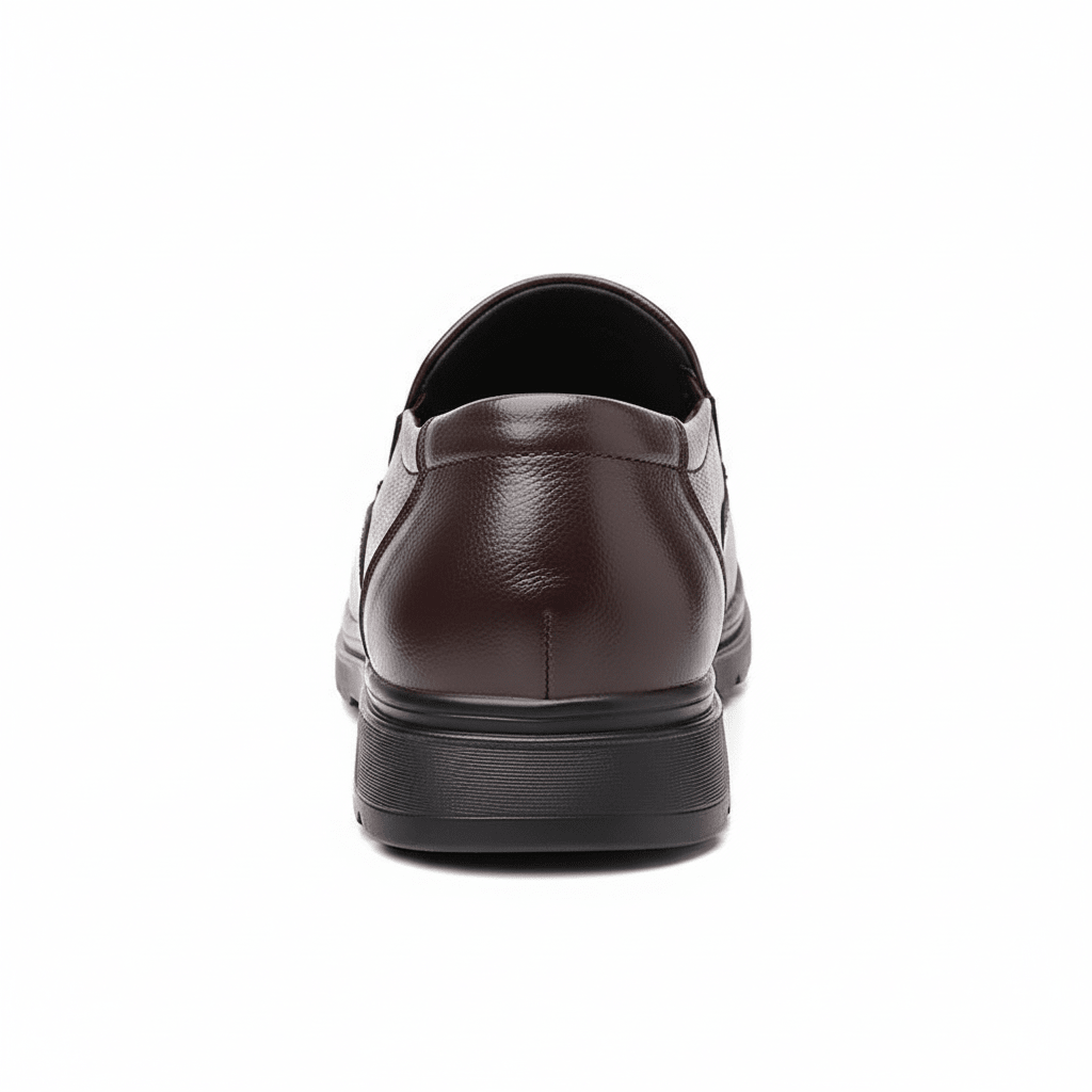 Brown shoe - back view