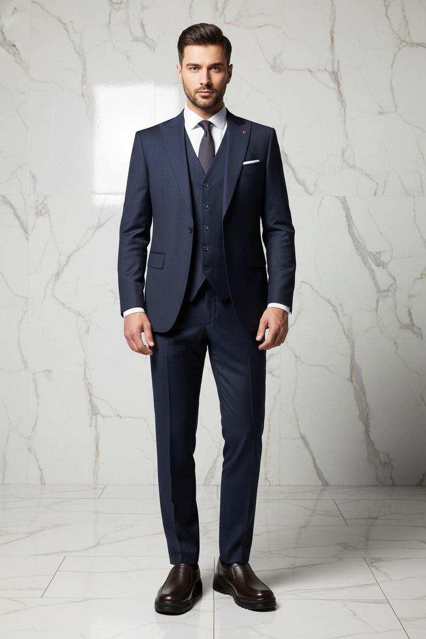 Brown shoe elegant - full body front