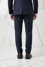 Brown shoe elegant man - back view