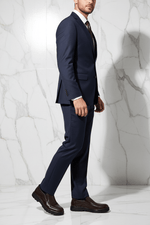 Brown shoe elegant man - right side