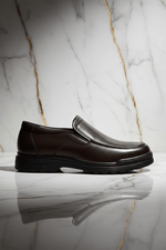Brown shoe marble - right side