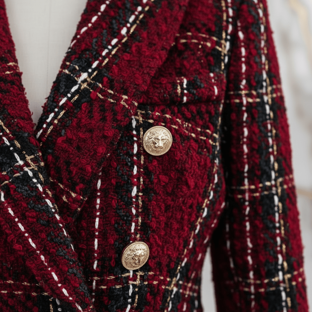 Buttons and Lapel Detail