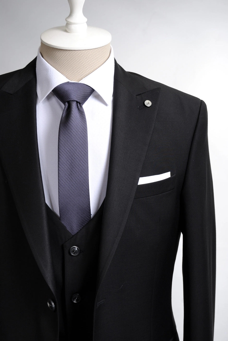3Pcs Slim Fit Luxury Wedding Men's Suit