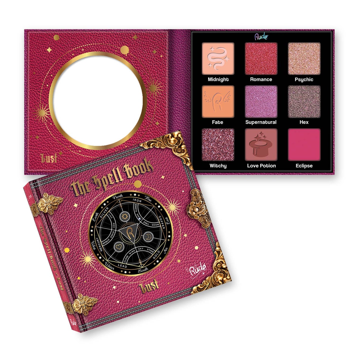 The Spell Book Smooth Blendable Eyeshadow Palette: Enchanting Shimmers & Bewitching Dark Hues