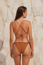Caramel Bikini Back View