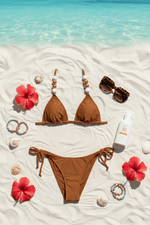 Caramel Bikini Close Up Details