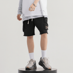 Cargo Shorts White Ripped Tee IVORYNN