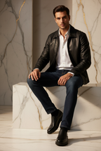 Casual luxury - sitting crossed